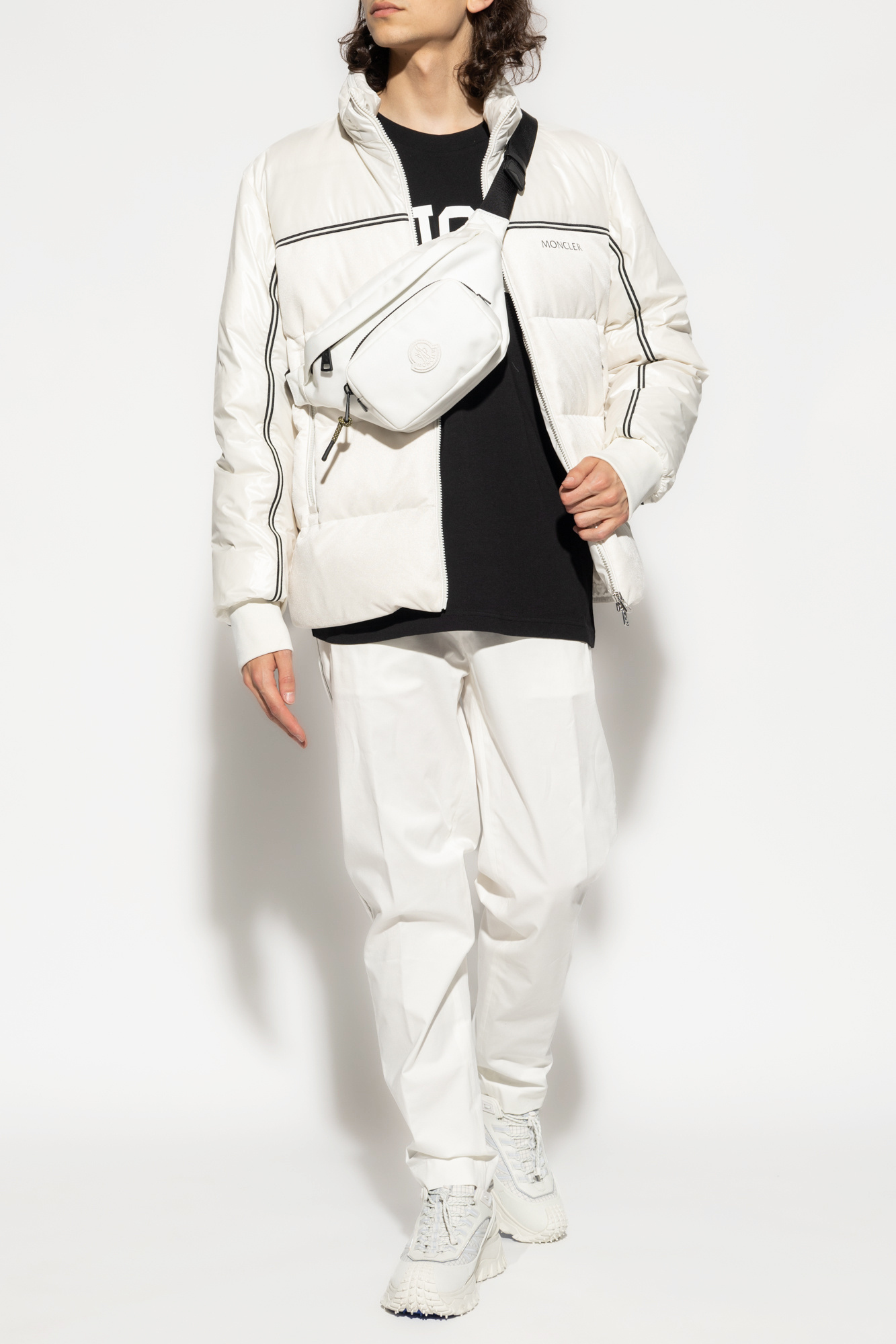 White Michael down jacket Moncler Vitkac Italy